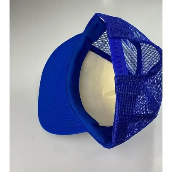 Vintage Otto Food Farm Snapback Trucker Hat Cap Adult Adjustable Blue White - Picture 5 of 6